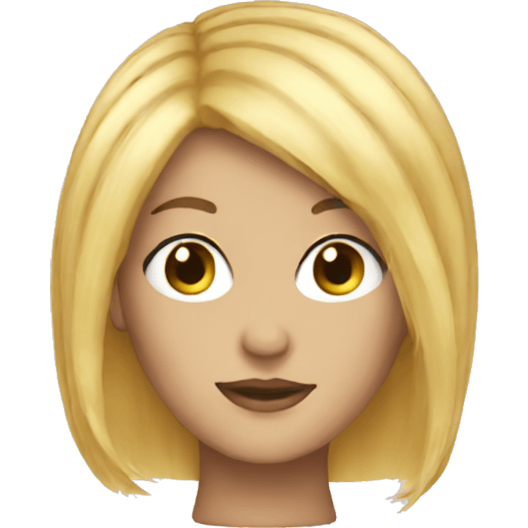 blonde wig emoji