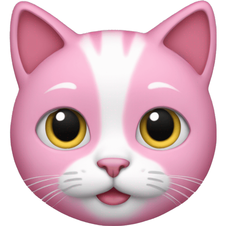 Pink cat emoji