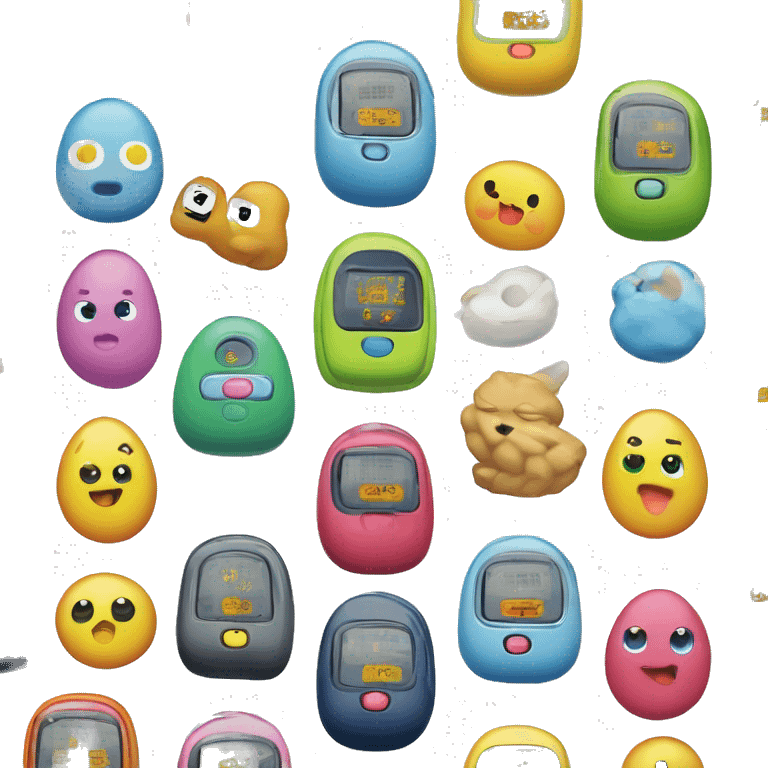 Tamagotchi: Iconic-style Candid Likeness 1990’s Toy

A small, egg-shaped electronic toy with a pixelated screen and three simple buttons, Tamagotchi featured a pet that evolved as players interacted with it. emoji