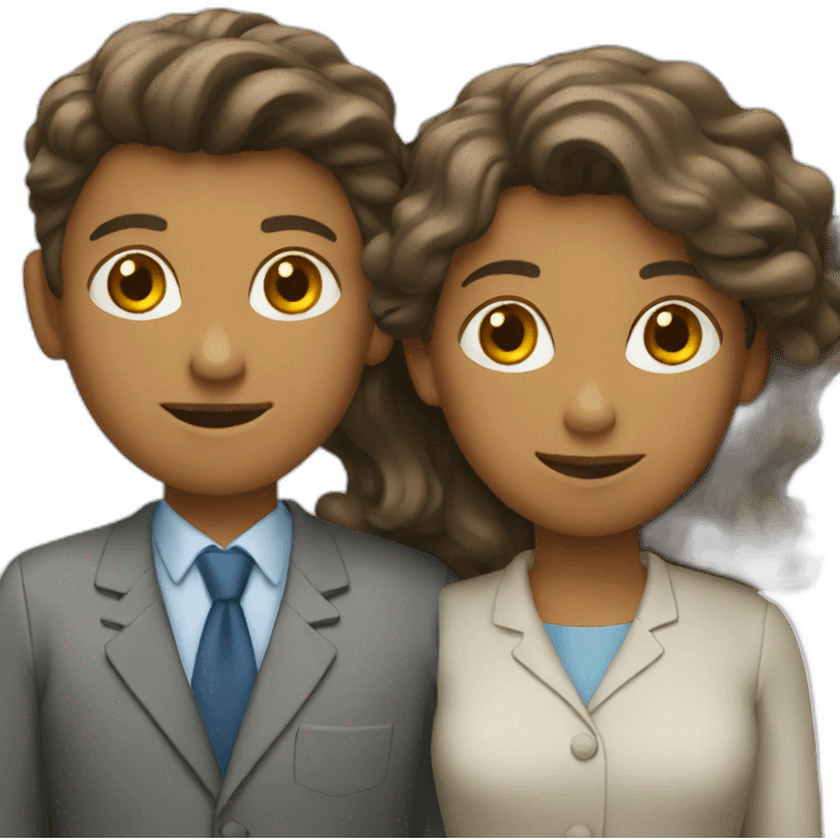 two people working together emoji