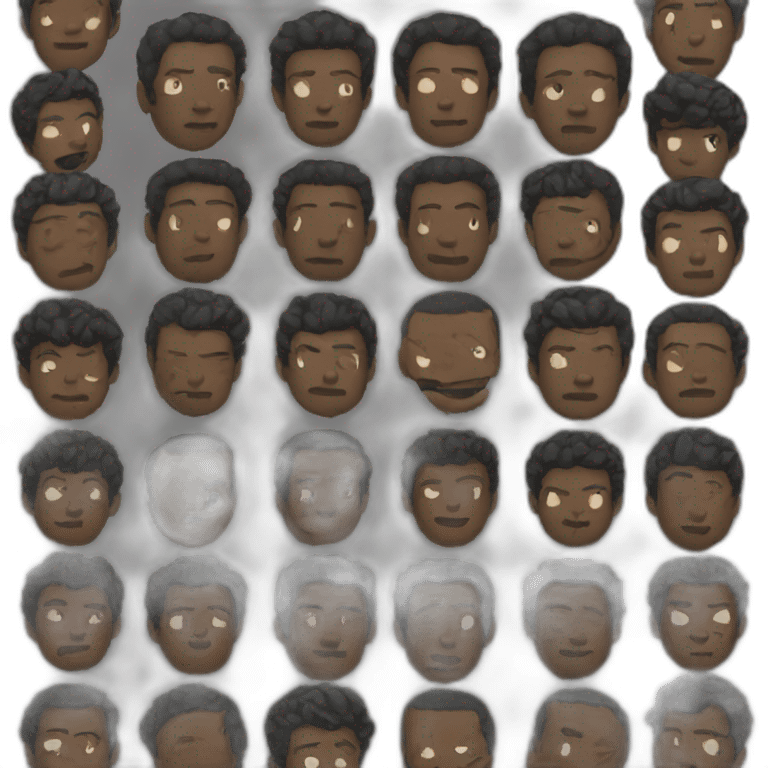 Black man emoji