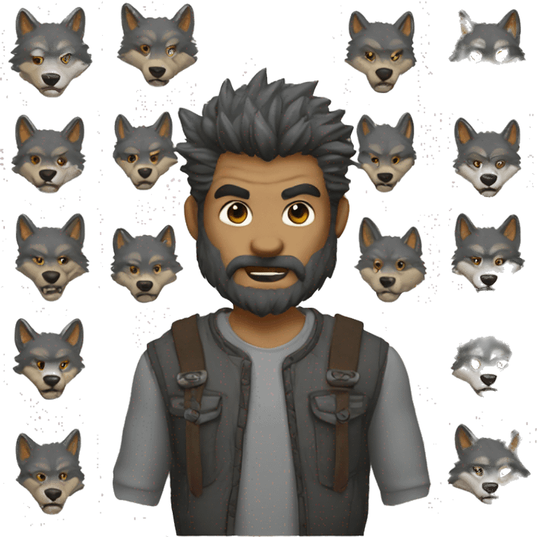 Wolf Man emoji