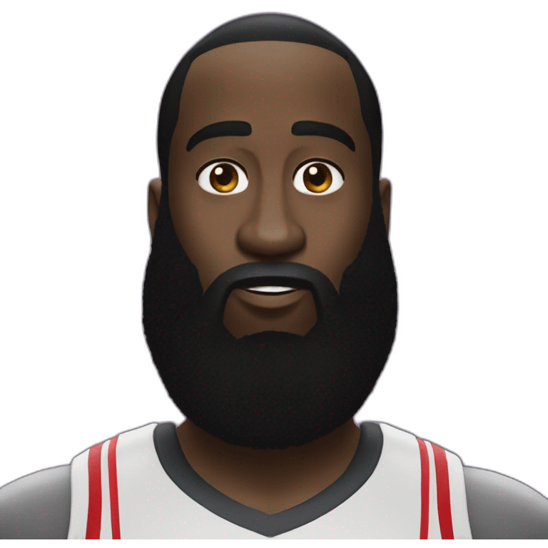 James Harden with emoji