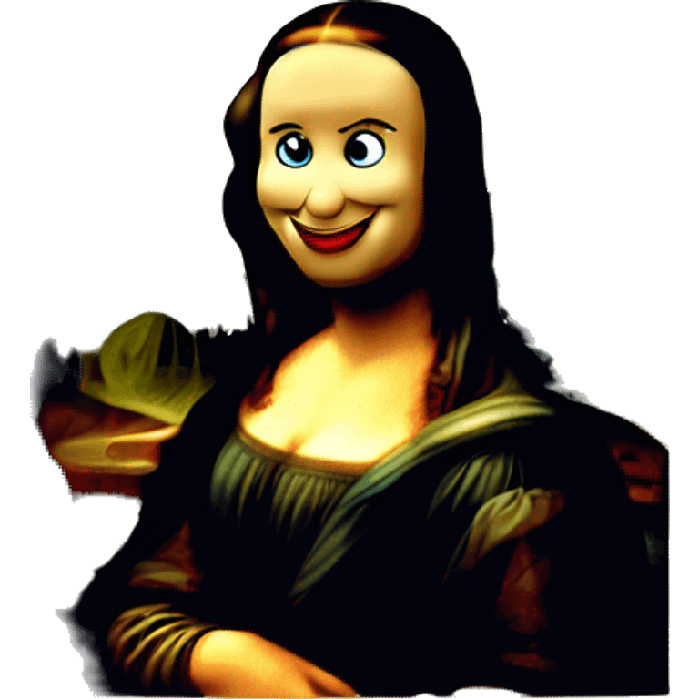 sci-fi mona lisa emoji