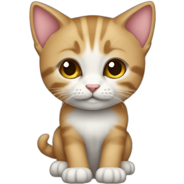 A Kitten software engineer emoji