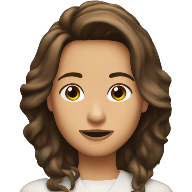 Wynona Ryder brown hair emoji