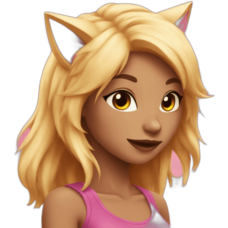 hot catgirl emoji