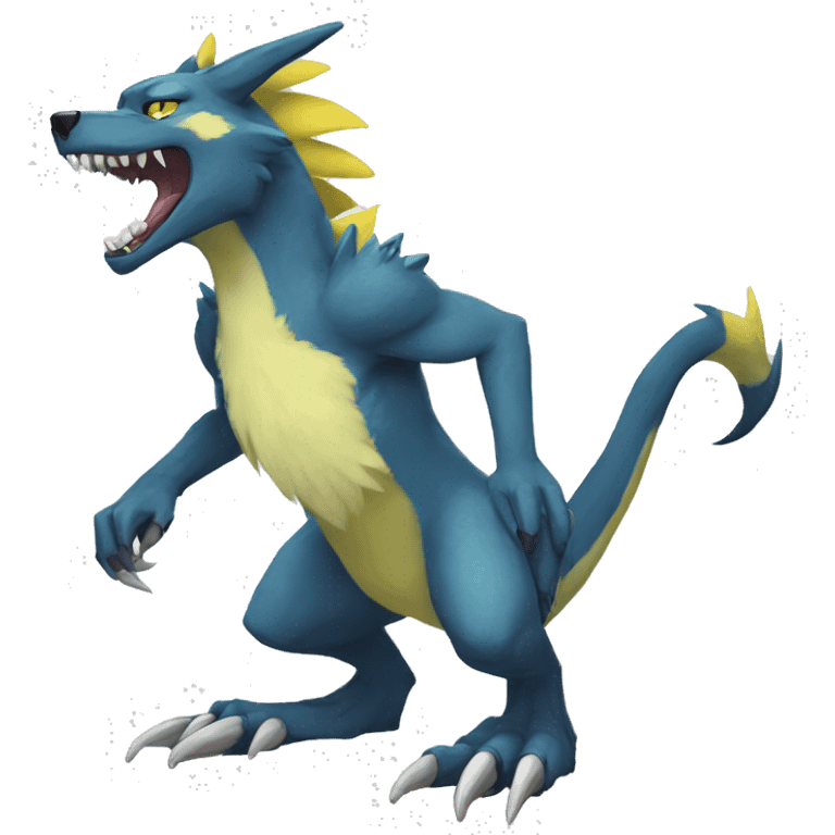 Lombax-Sergal-Vernid-Zeraora full body emoji