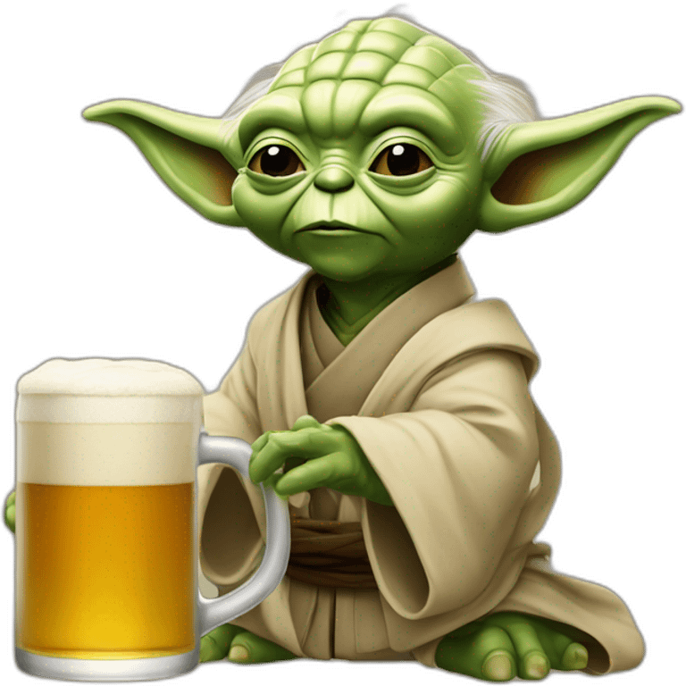 Maître Yoda biere emoji