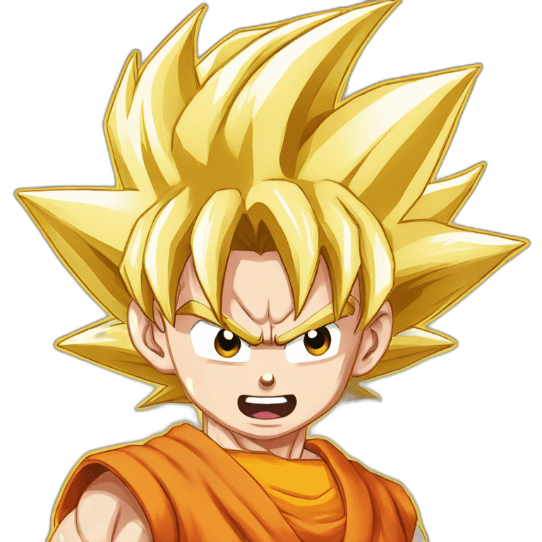 Son goku super saiyan  emoji