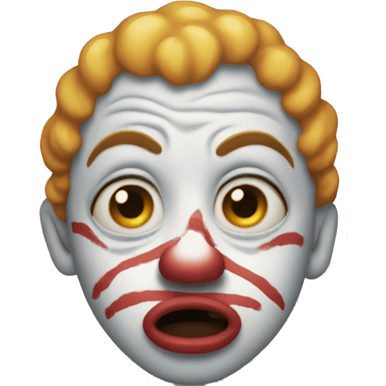 Crying clown  emoji