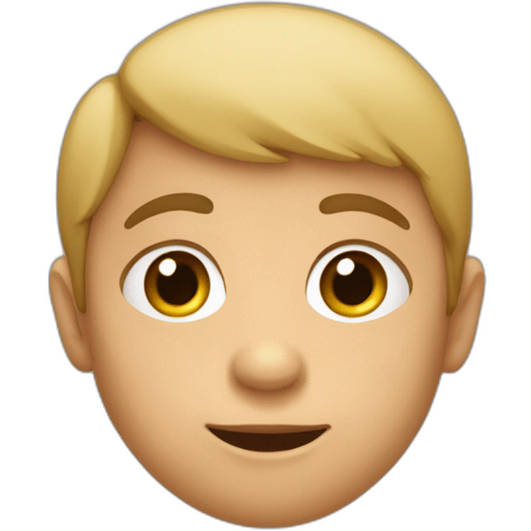 Niño pequeño con ojos grandes emoji