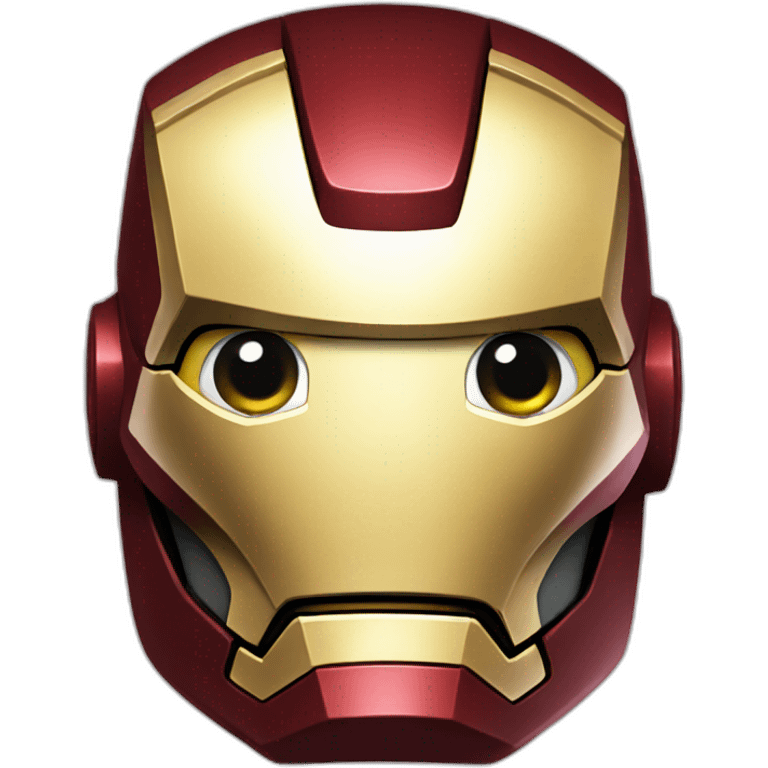 Cute iron man emoji