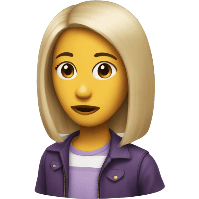 The strangers dollface emoji