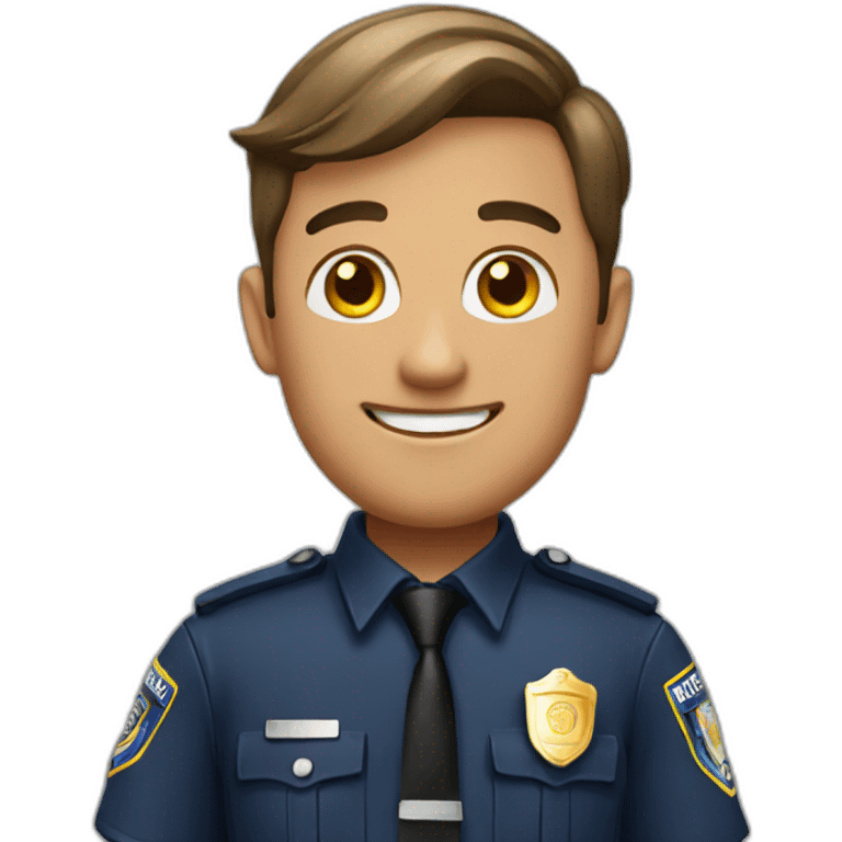 Police man in New house emoji