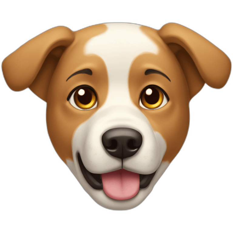 shepherd dog closed mouth emoji