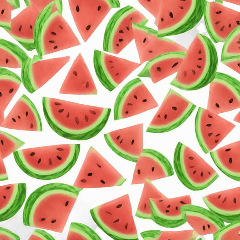 Sneaky watermellon emoji