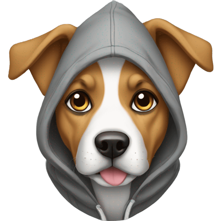 Dog with hoodie  emoji