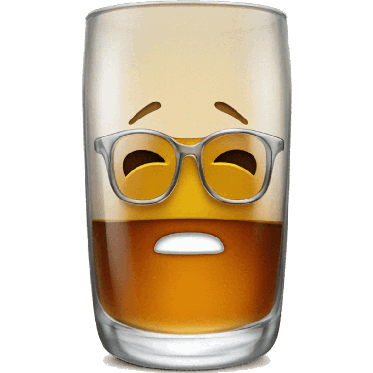 iPhone in whisky glasse  emoji