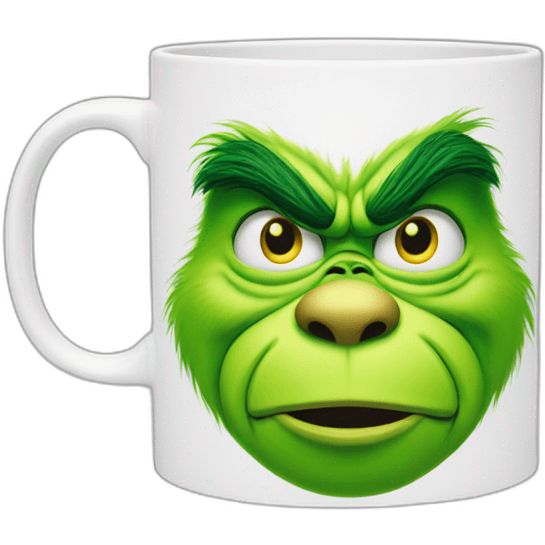 Grinch mug emoji