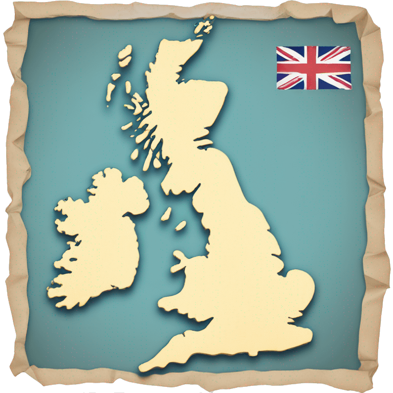 Uk map emoji