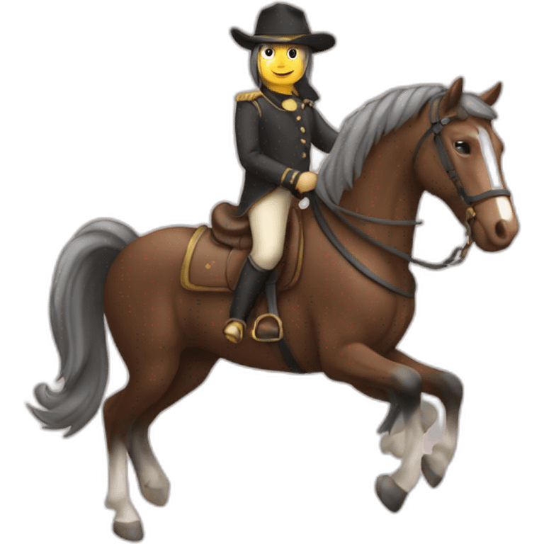 Cheval sur cheval emoji