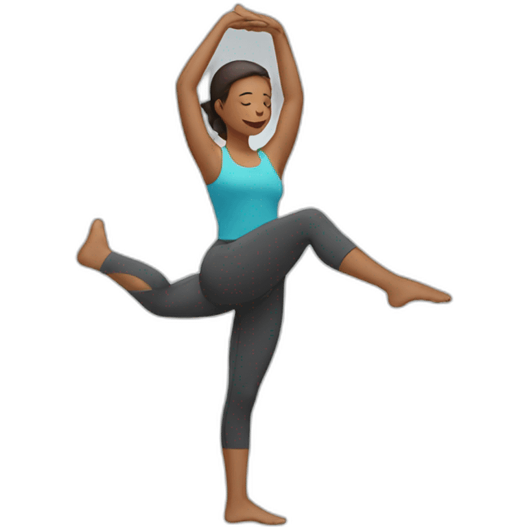 dynamic stretching emoji