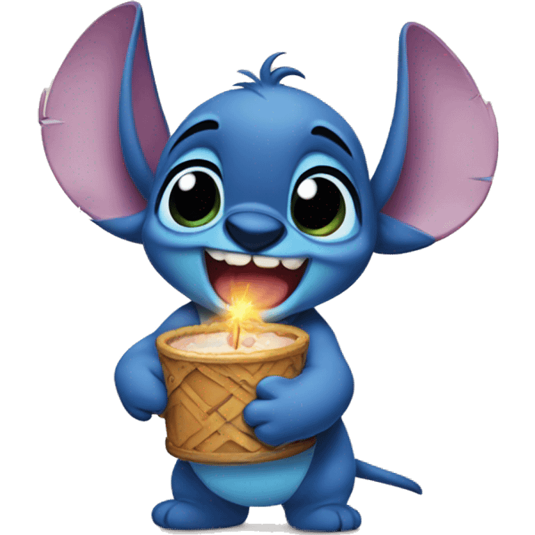 Stitch Disney baby new year emoji