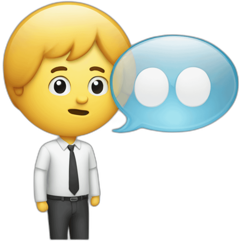 it man with think bubble emoji