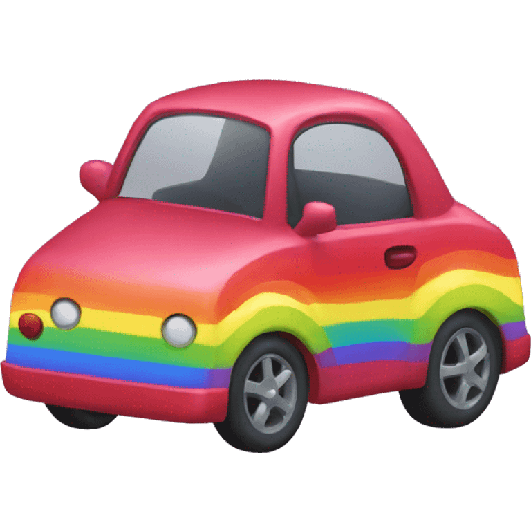 Ruby rainbow car  emoji