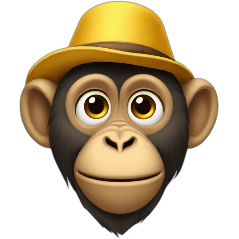 Alladin’s monkey with his hat emoji