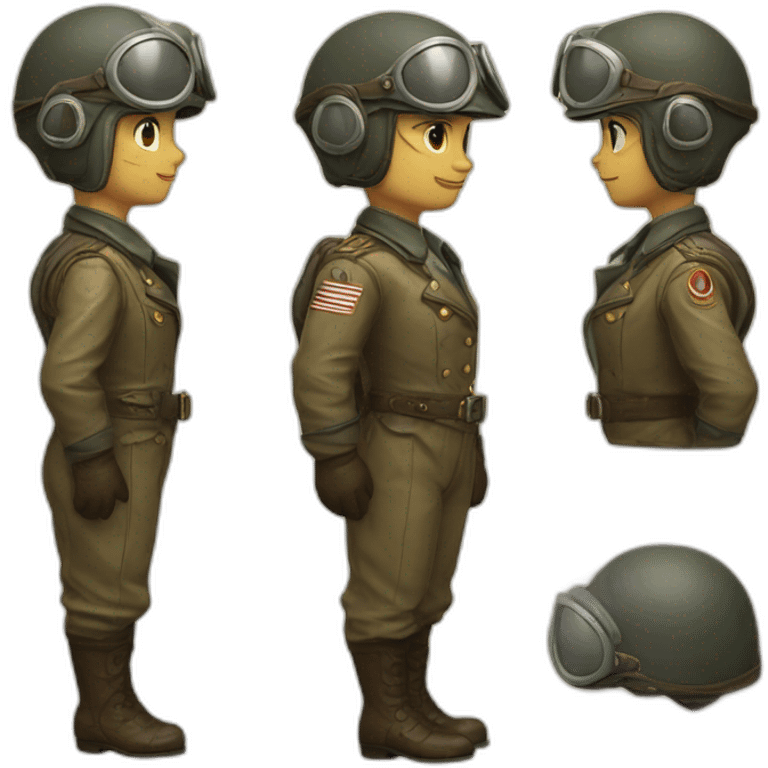 dieselpunk pilot emoji