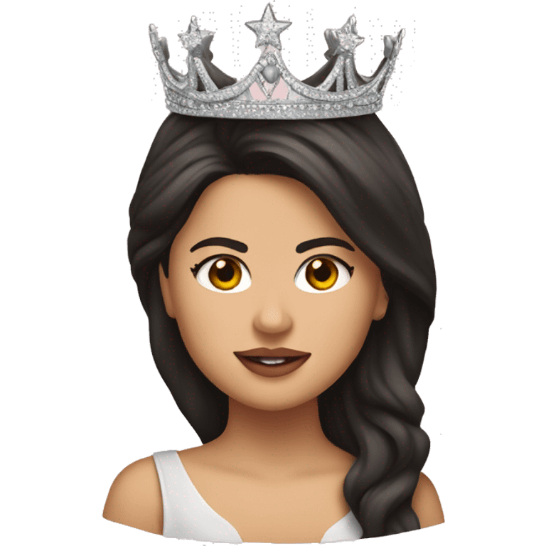 selena gomez with crown emoji