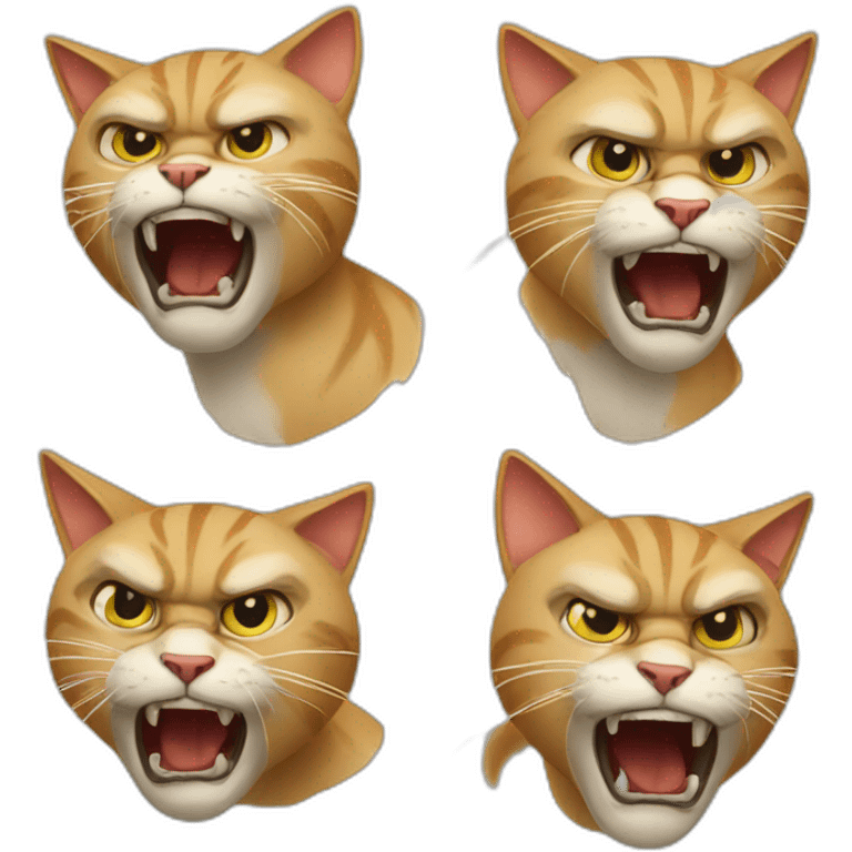 Angry-cat-fight emoji