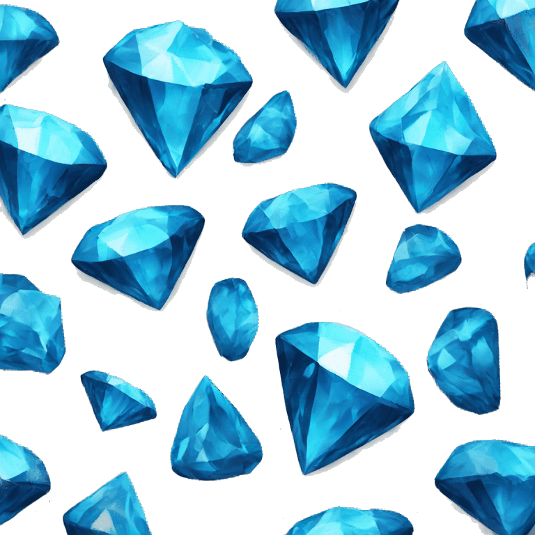 shattered blue diamond emoji