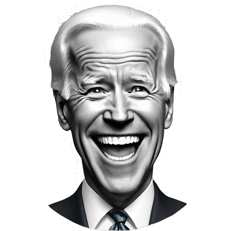 Joe Biden laughing emoji