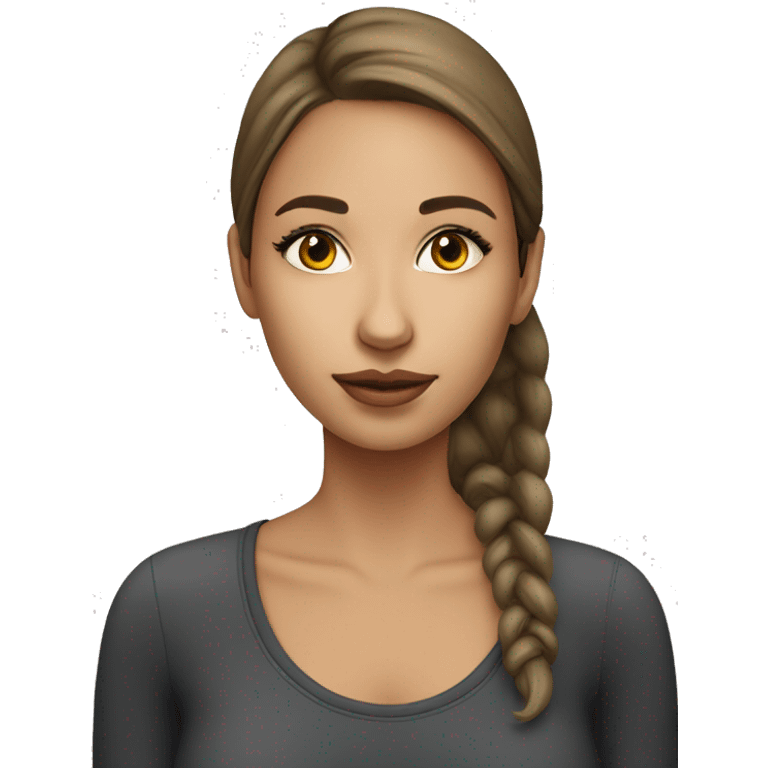 Girl after rhinoplasty  emoji