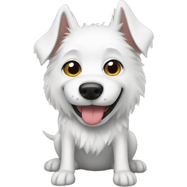 white dog emoji