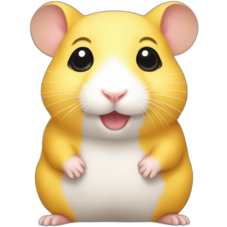 Hamster yellow emoji