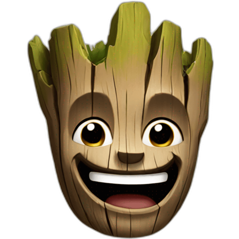 Groot Happy emoji