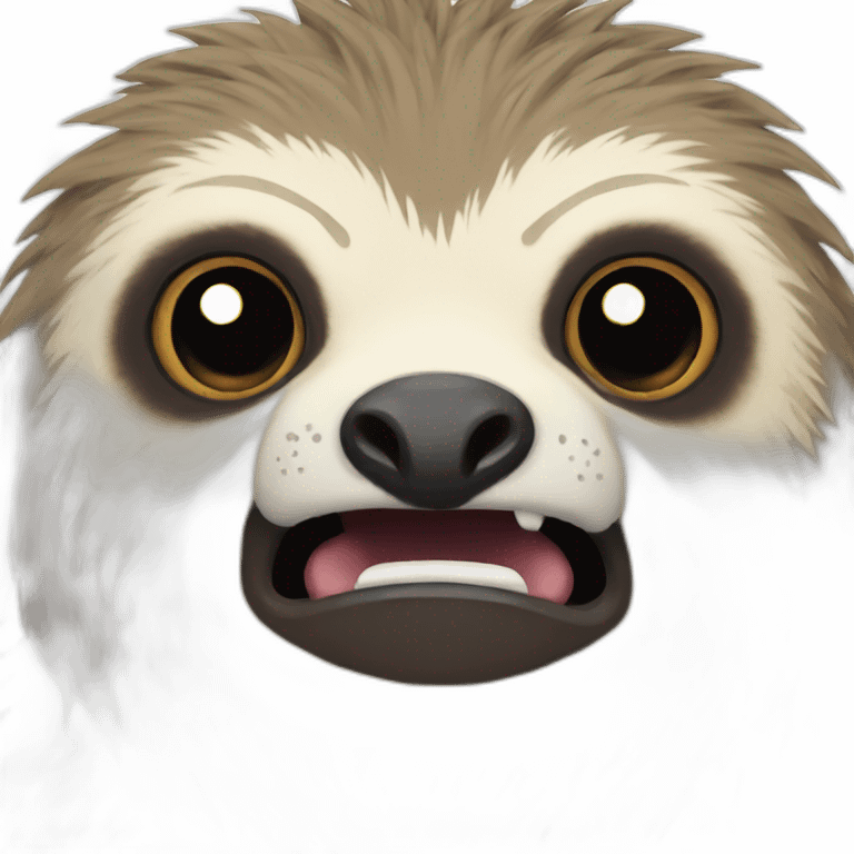 angry sloth emoji