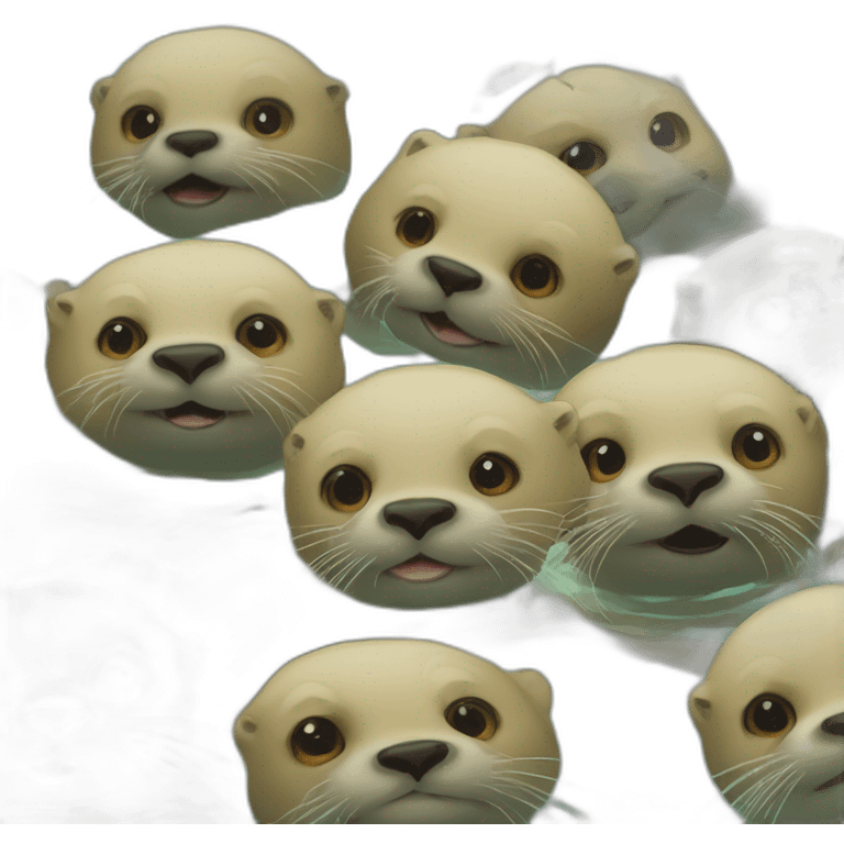 loutre dans un sous-marin emoji