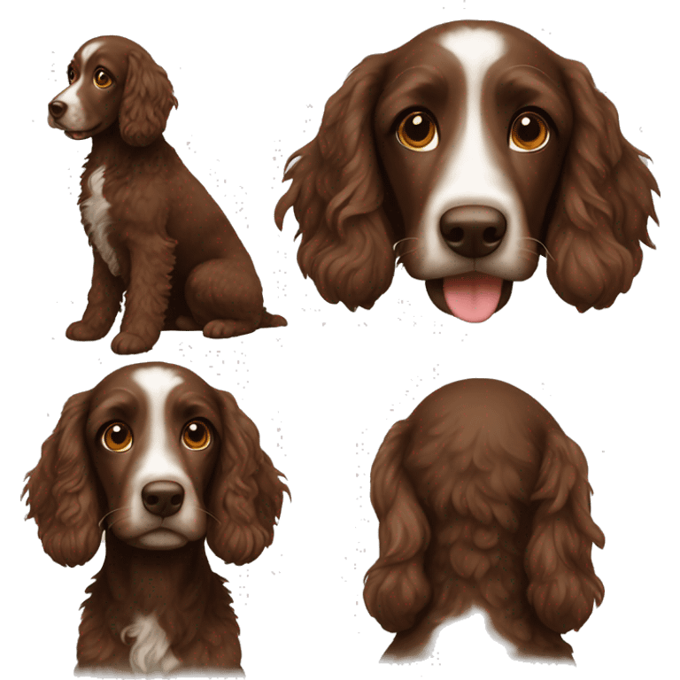 brown springerdoodle emoji