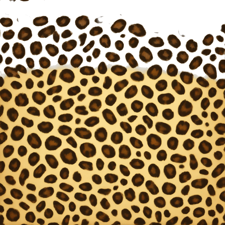 leopard print emoji