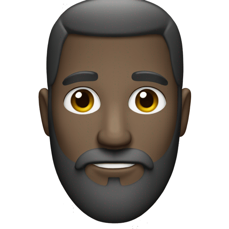 50 white man beard black and grey emoji