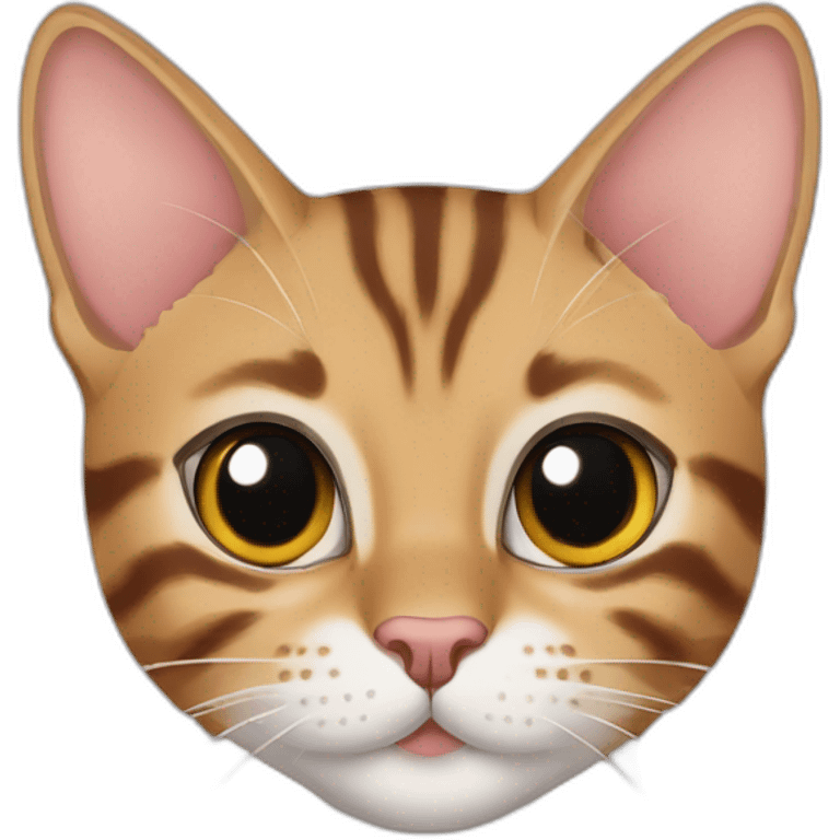 american shorthair and bengal cat mix emoji