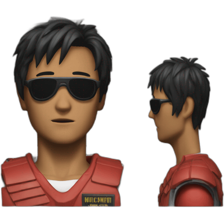 Kaneda mugshot emoji