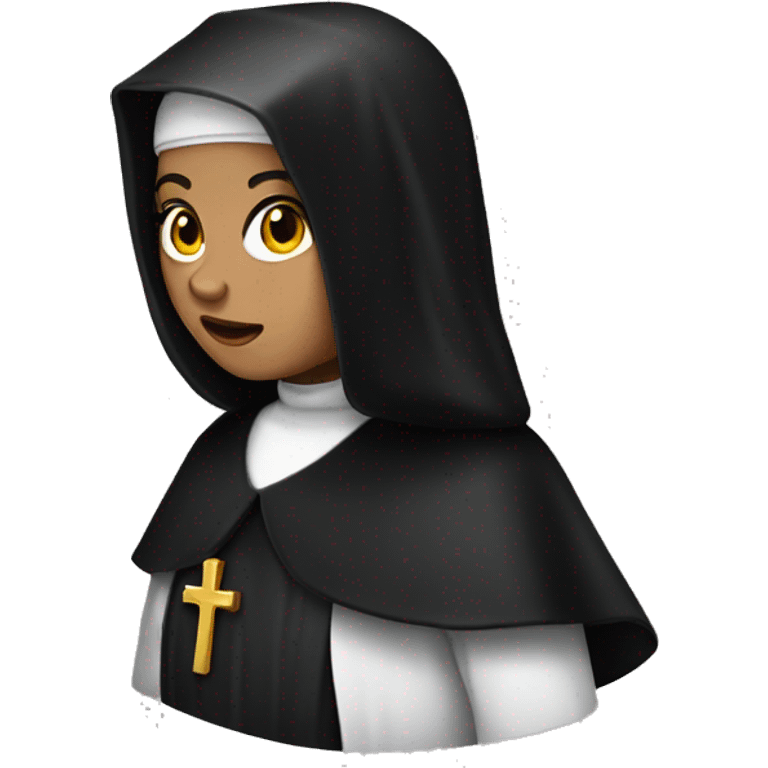 Nun dark veil  emoji