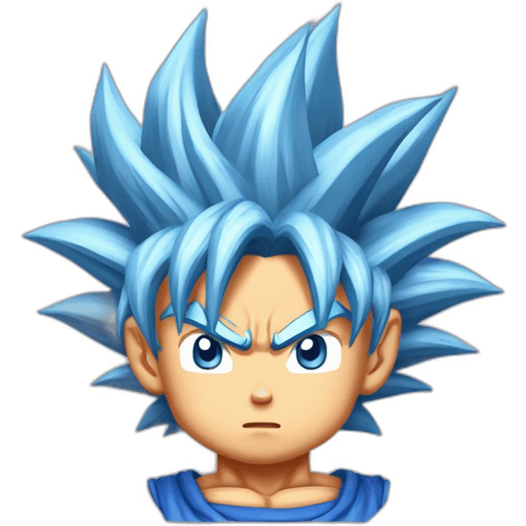 Goku super sayan bleu emoji