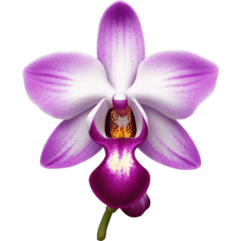 orchid flower emoji